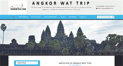 Desktop Screenshot of angkorwattrip.com